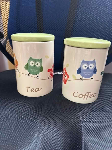 Photo of free Tea and coffee china canisters (Glenrothes KY7) #1
