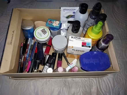 Photo of free Mixed Box of pre-loved Cosmetics (Kilmacanogue, North Co Wicklow) #1
