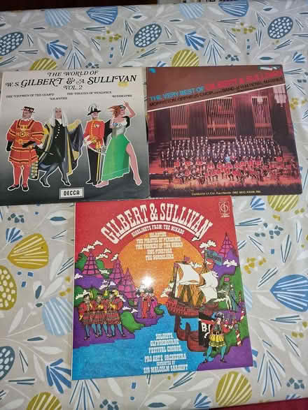 Photo of free 3 Gilbert & Sullivan vinal Records (Horace Road Billericay CM11) #1