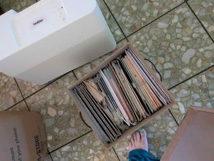 Photo of free Sewing machine and fabric (Campbell) #2