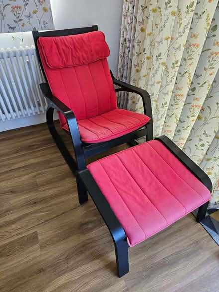 Photo of free Ikea poang rocking chair and matching footstool (Lamorbey DA15) #1