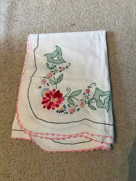 Photo of free Tablecloth with pretty embroidery (Dublin 11) #1