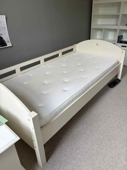Photo of free Feather&Black Child/Teen Single Bedframe (Hungerford Rd N7) #4