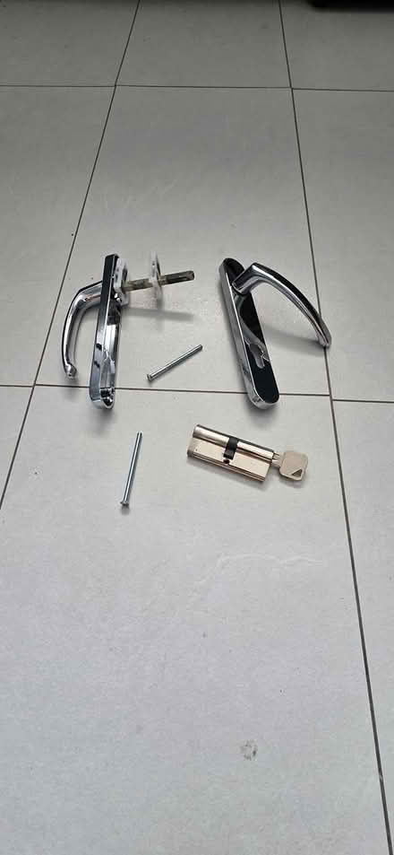 Photo of free Multi point lock handles w cylinder (Shirley B90) #1