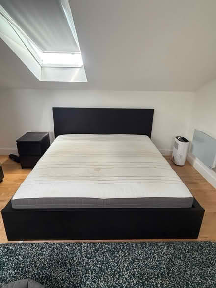 Photo of free Super king size bed + mattress (CR0) #1