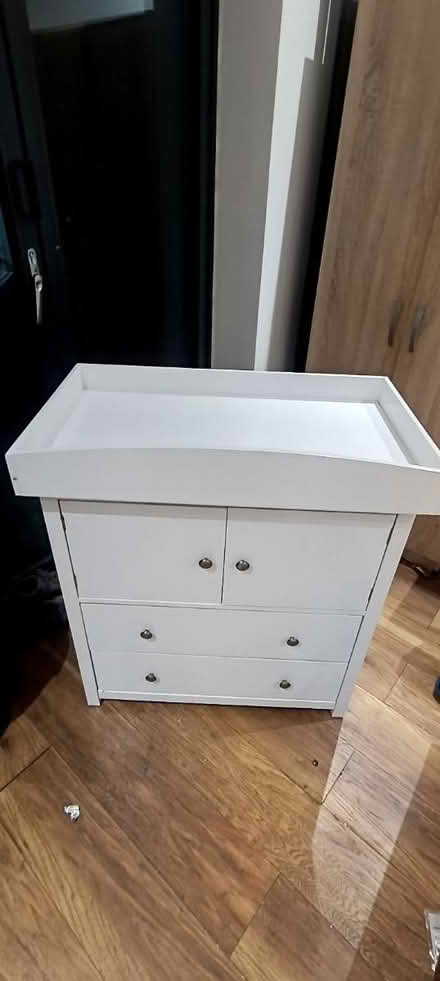Photo of free White wooden cabinet (Worple road TW7) #1