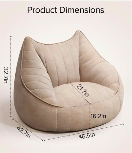 Photo of free Big Squishy Like-New Chair (West Bloomfield) #1