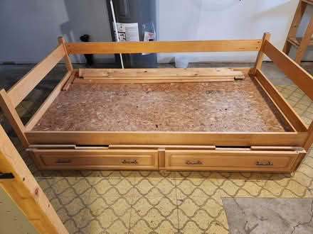 Photo of free Wooden daybed with drawers (East Fort Garry) #1