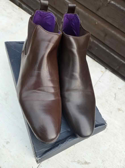 Photo of free Belide faux leather boots UK 43 (Frimley) #2