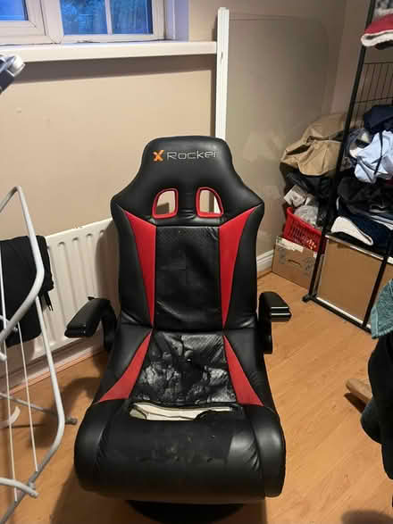 Photo of free Leather couch and gaming chair (A83pw84) #2