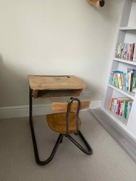 Photo of free Vintage school desk (SW6) #2