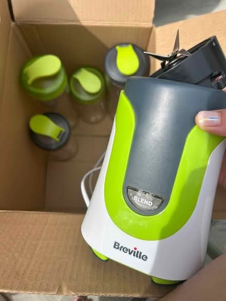 Photo of free Breville blender and four bottles (Moorfields) #1