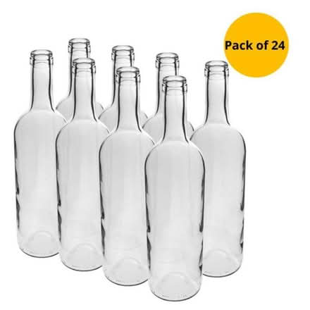 Photo of Empty clear wine bottles (Fulwood preston PR2) #1