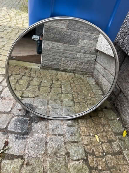 Photo of free Round silver framed mirror (Cleghorn ML11) #1