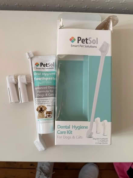 Photo of free Pet toothpaste and brushes (unused) (Salford M30) #1