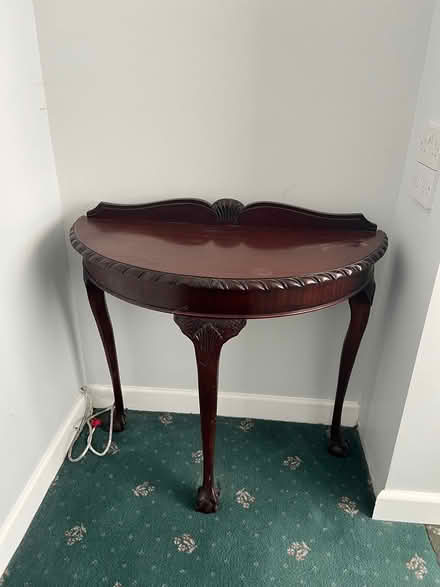 Photo of free Half circle table (Dublin 11) #1