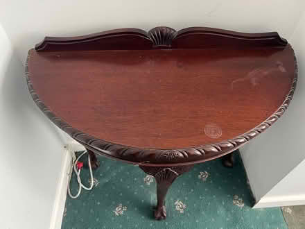 Photo of free Half circle table (Dublin 11) #2