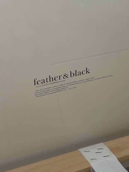 Photo of free Feather&Black Child/Teen Single Bedframe (Hungerford Rd N7) #2