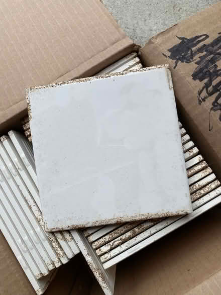 Photo of free 6x6 white tile (center moriches NY) #1