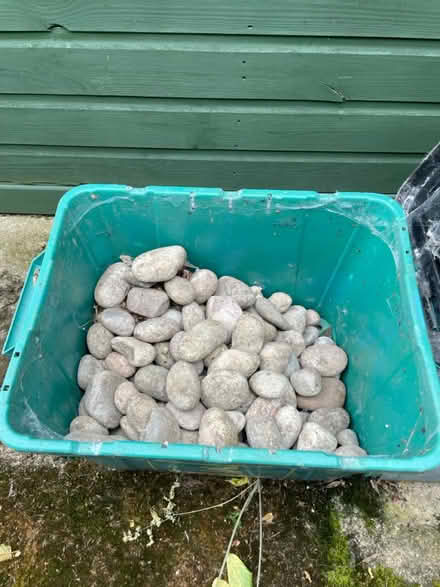 Photo of free Box of large pebbles (WR13, Berrow) #1