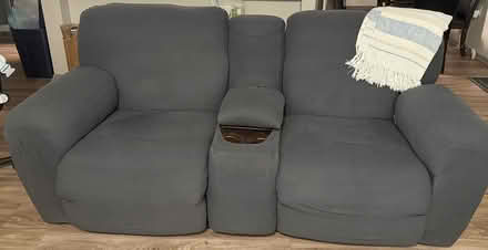 Photo of free loveseat recliner with console (Collierville Tn) #1