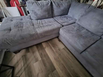 Photo of free Blue-grey sectional couch (Gaitherburg) #2