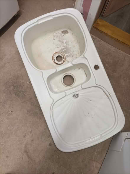 Photo of free Cream kitchen sink with tap (Colinton EH13) #1
