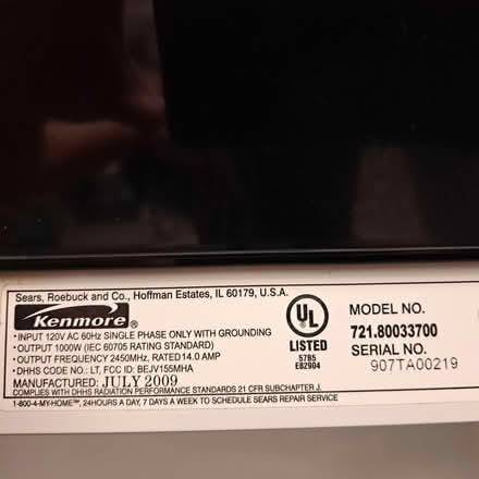 Photo of free Microwave glass turntable& roller (Allison Park-- Hampton) #3