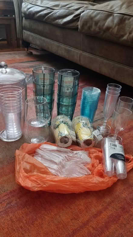 Photo of free Selection of plastic picnic items (Irlams o th Height M6) #1