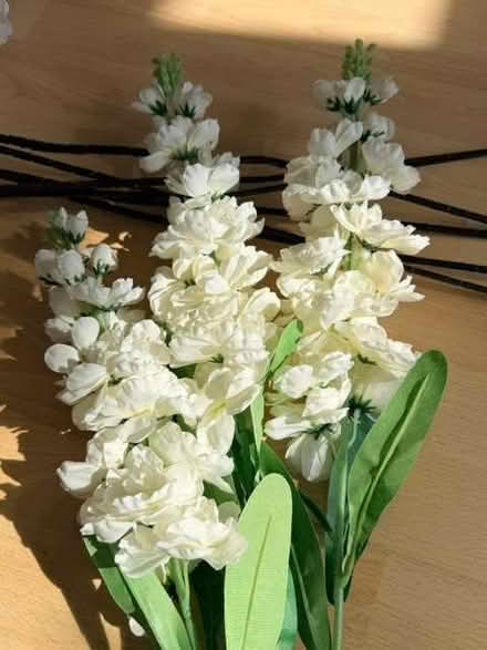 Photo of free 9x stems of artificial flowers and cherry blossom flowers (Ashburton SE25) #2