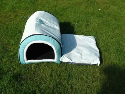 Photo of free Foldable fabric pet igloo/bed/shelter/house H17" W20" D30" (Kempsey WR5) #1