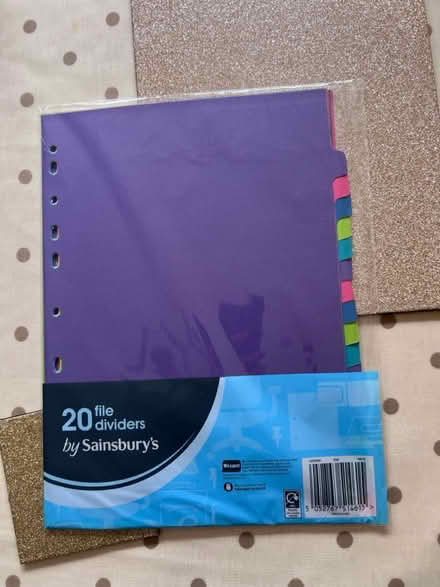 Photo of free New A4 file dividers (Bath) #1
