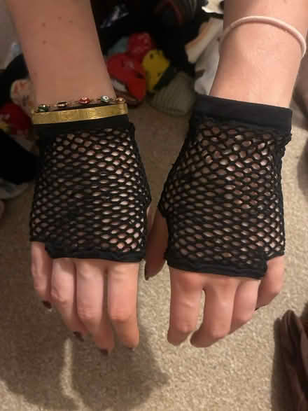 Photo of free Fishnet gloves (West Norwood) #1