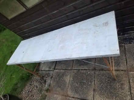Photo of free Old folding pasting table (Frimley) #2