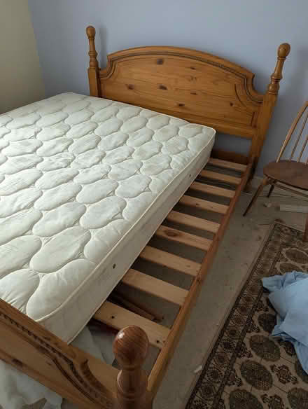 Photo of free Double bed and mattress (BD20 5NE) #1