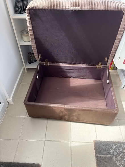 Photo of free Pouffe Stool/Futon with storage (Northolt UB5) #3