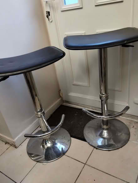 Photo of free 2 bar stools (Tividale B69) #1