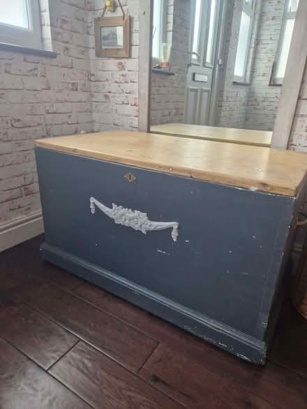 Photo of free Painted wooden chest (Fieldway CR0) #3