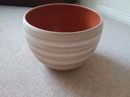 Photo of free Large ceramic plant pot (Barton-on-Sea BH25) #1