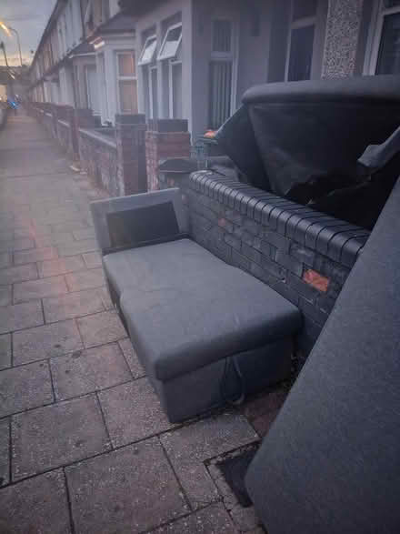 Photo of free corner sofa (Newport NP19) #3