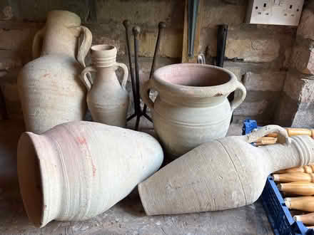 Photo of free 5 unglazed clay display amphoras (Scarborough YO12) #1