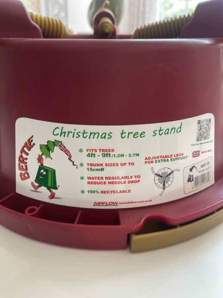 Photo of free Xmas tree stand (SW6) #2