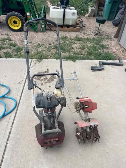 Photo of free Rototillers, Propane Tank, Tire (Near Vine and Shields) #1