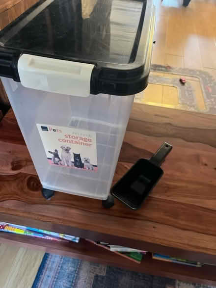 Photo of free Pet food storage and scoop (West Kirby) #1