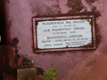 Photo of free Mountfield Major Mower (Paignton TQ4) #3