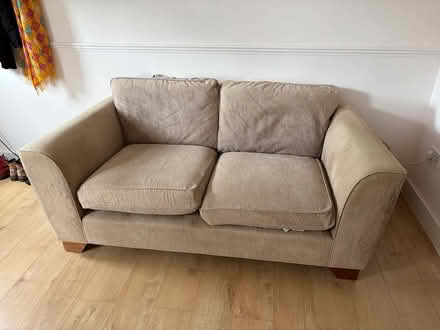 Photo of free Cream Sofa (Cosmetic Damage) (Sutton Bridge) #1