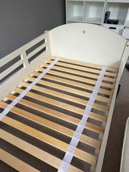 Photo of free Feather&Black Child/Teen Single Bedframe (Hungerford Rd N7) #1