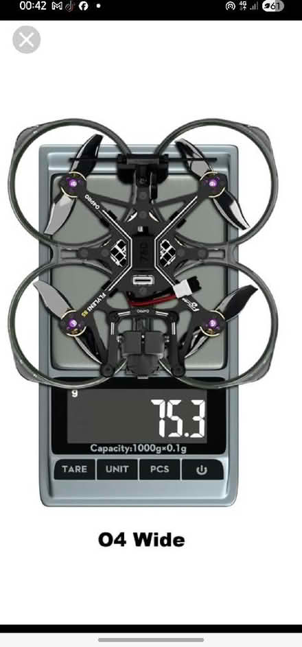 Photo of Fpv drone. TV. Pc laptop (Tingley WF3) #1