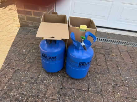 Photo of free Gas’s to fill baloond (Weybridge KT13) #1