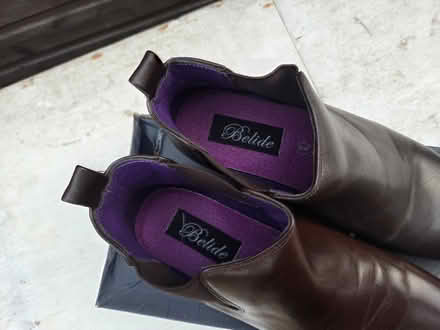 Photo of free Belide faux leather boots UK 43 (Frimley) #4